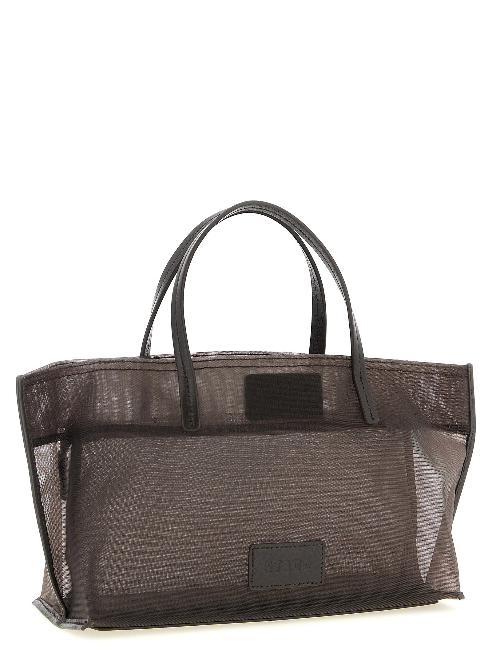 Staud Brown Polyamide Tote Bag