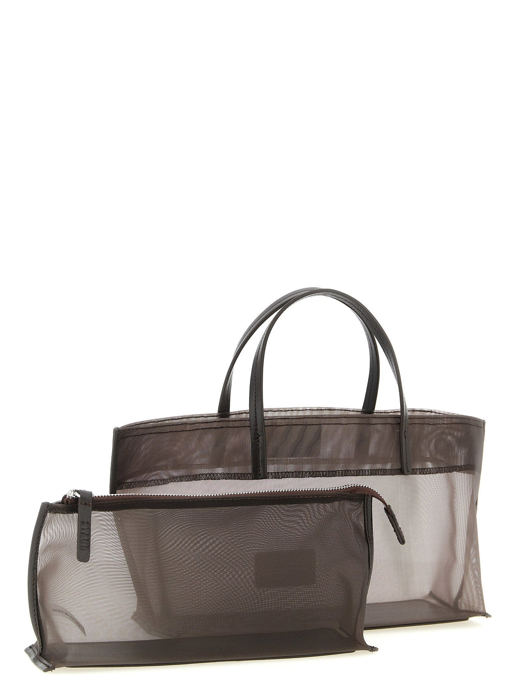 Staud Brown Polyamide Tote Bag