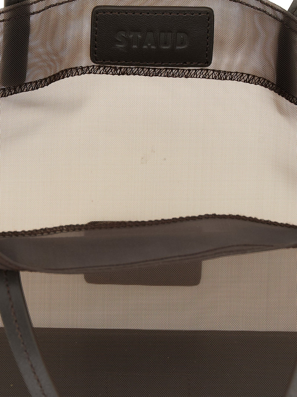 Staud Brown Polyamide Tote Bag