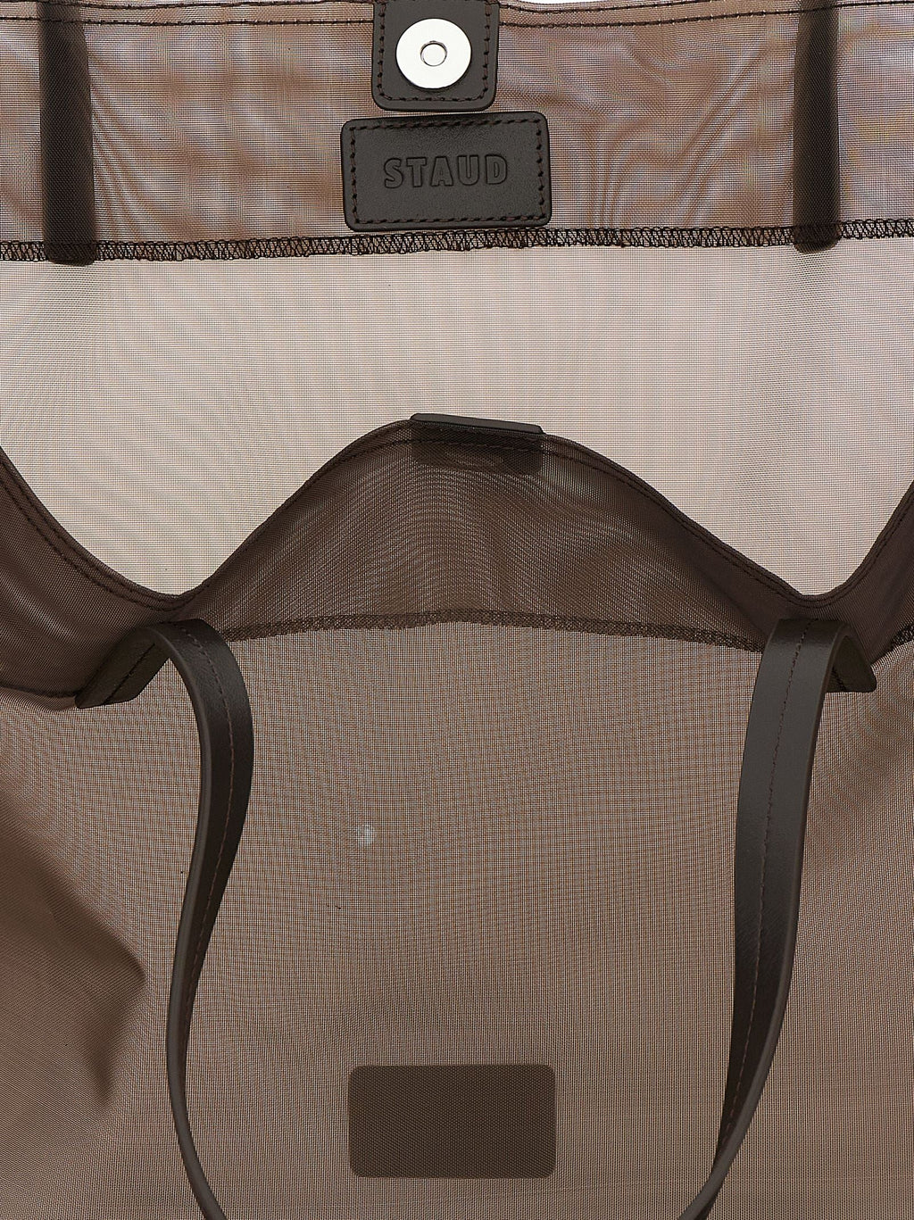 Staud Brown Polyamide Tote Bag