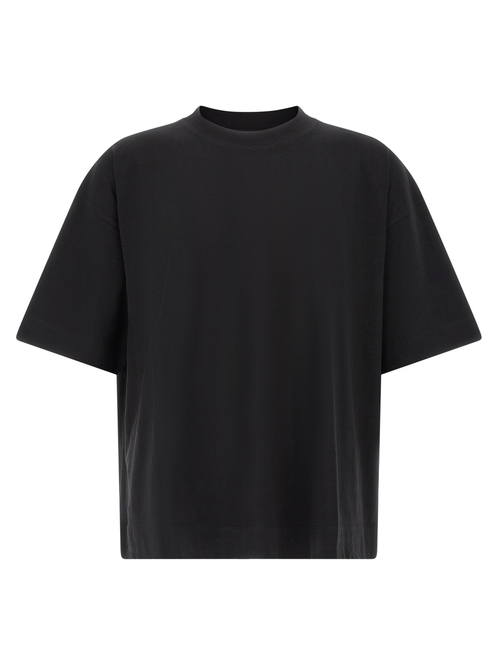 Dries Van Noten Black Cotton T-Shirt