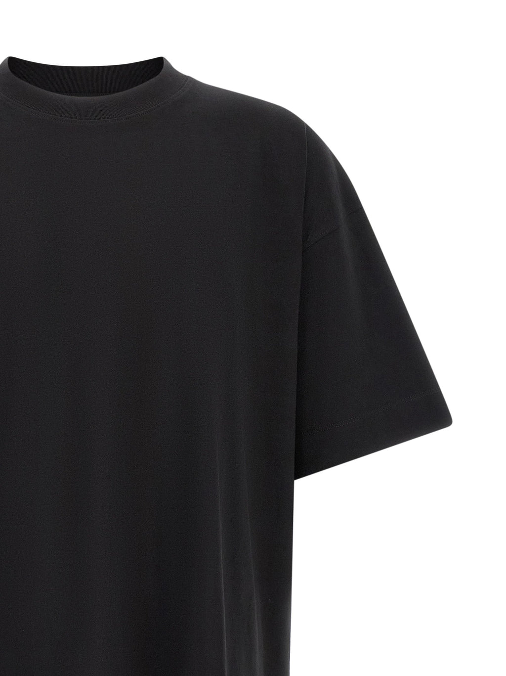Dries Van Noten Black Cotton T-Shirt