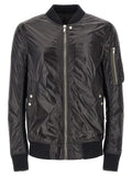 Rick Owens Black Nylon Bomber