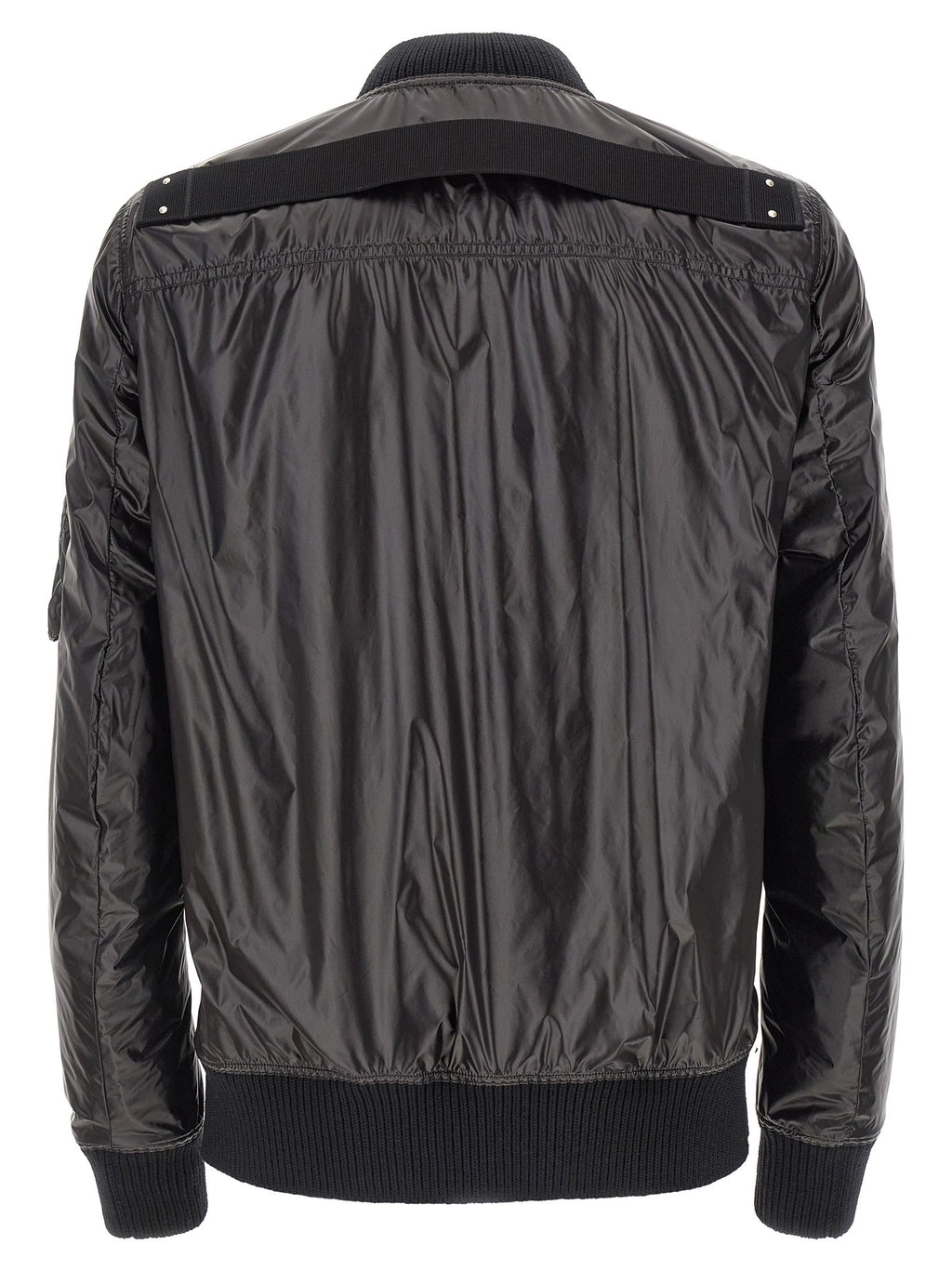 Rick Owens Black Nylon Bomber