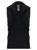 Rick Owens Black Cotton Tank Tops Rick Owens
