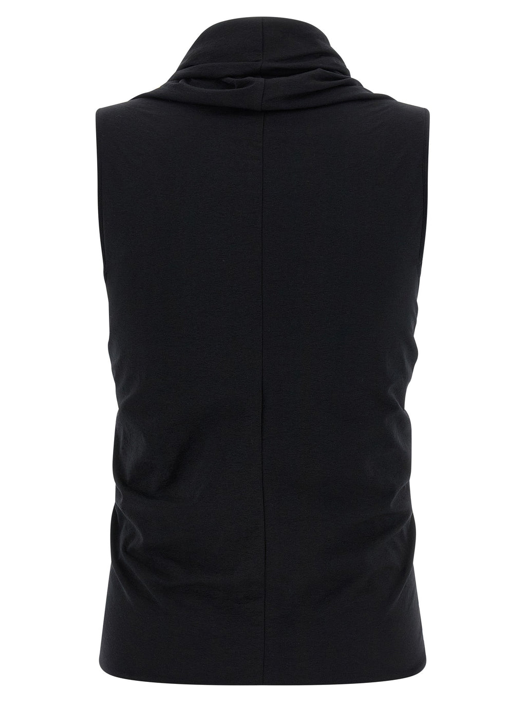 Rick Owens Black Cotton Tank Tops Rick Owens