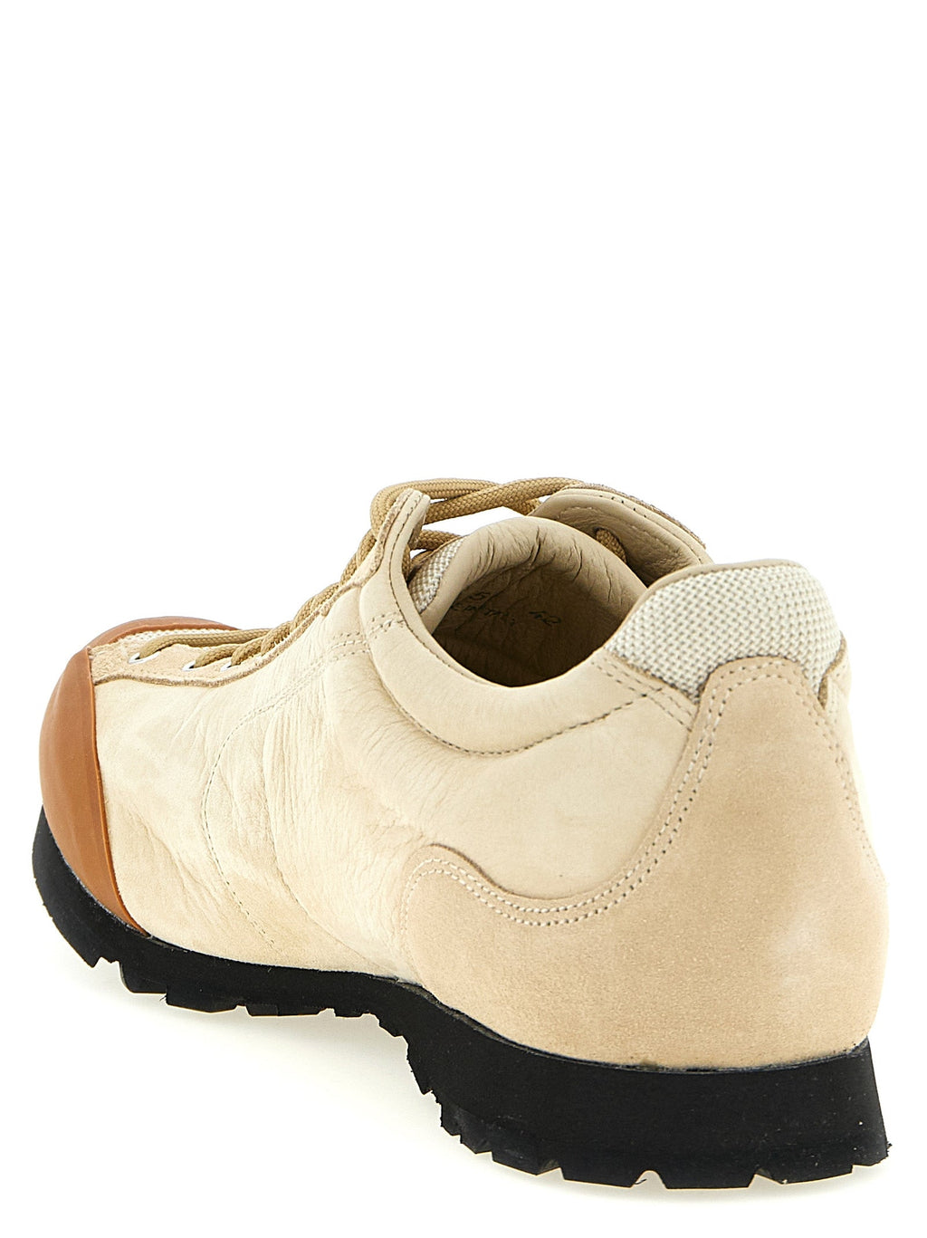 Diemme Beige Leather Athletic Sneakers Diemme