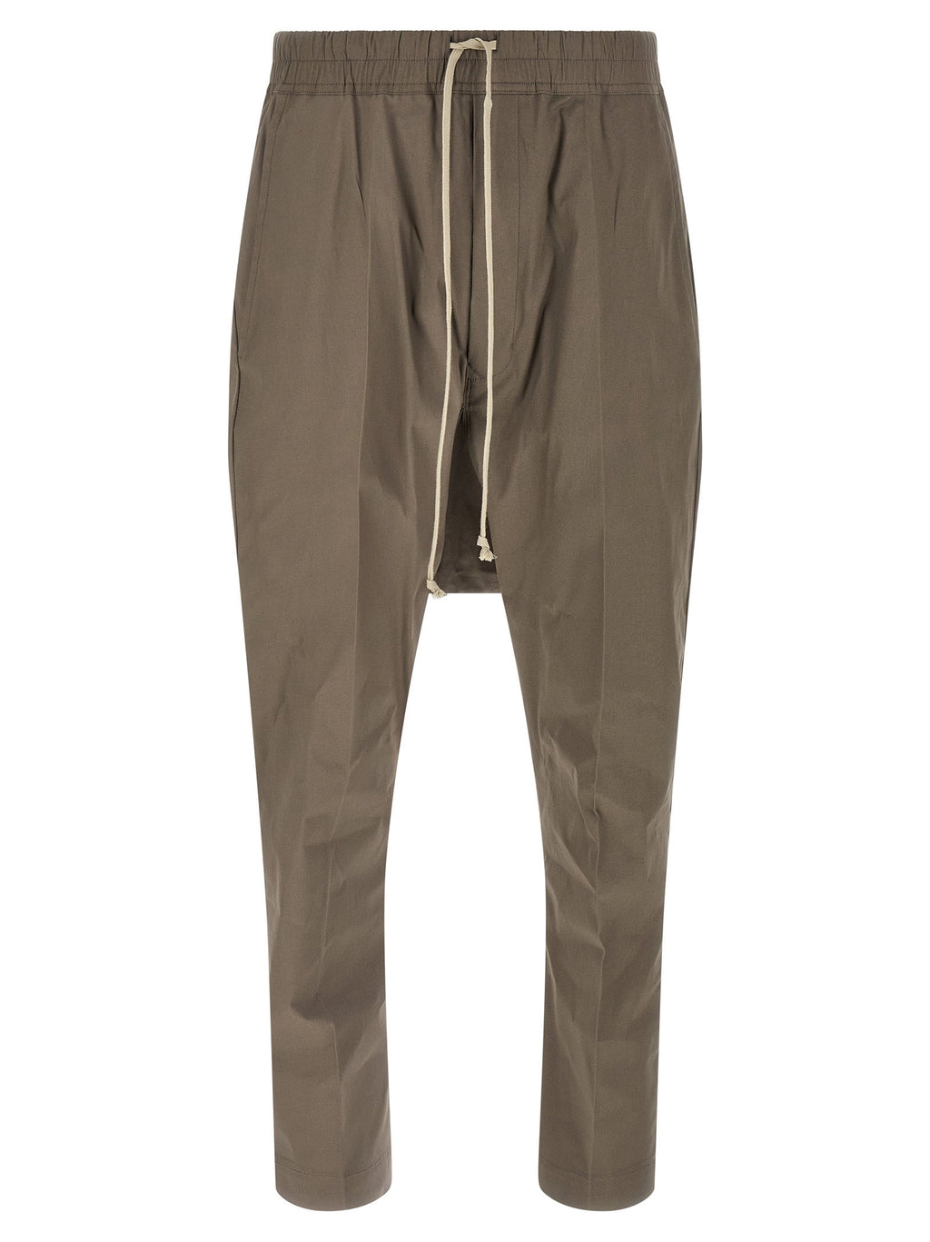Rick Owens Gray Cotton Casual Pants Rick Owens