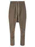 Rick Owens Gray Cotton Casual Pants Rick Owens