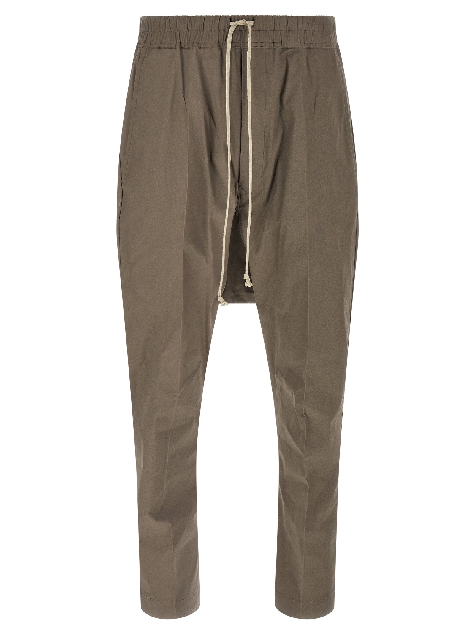 Rick Owens Gray Cotton Casual Pants Rick Owens