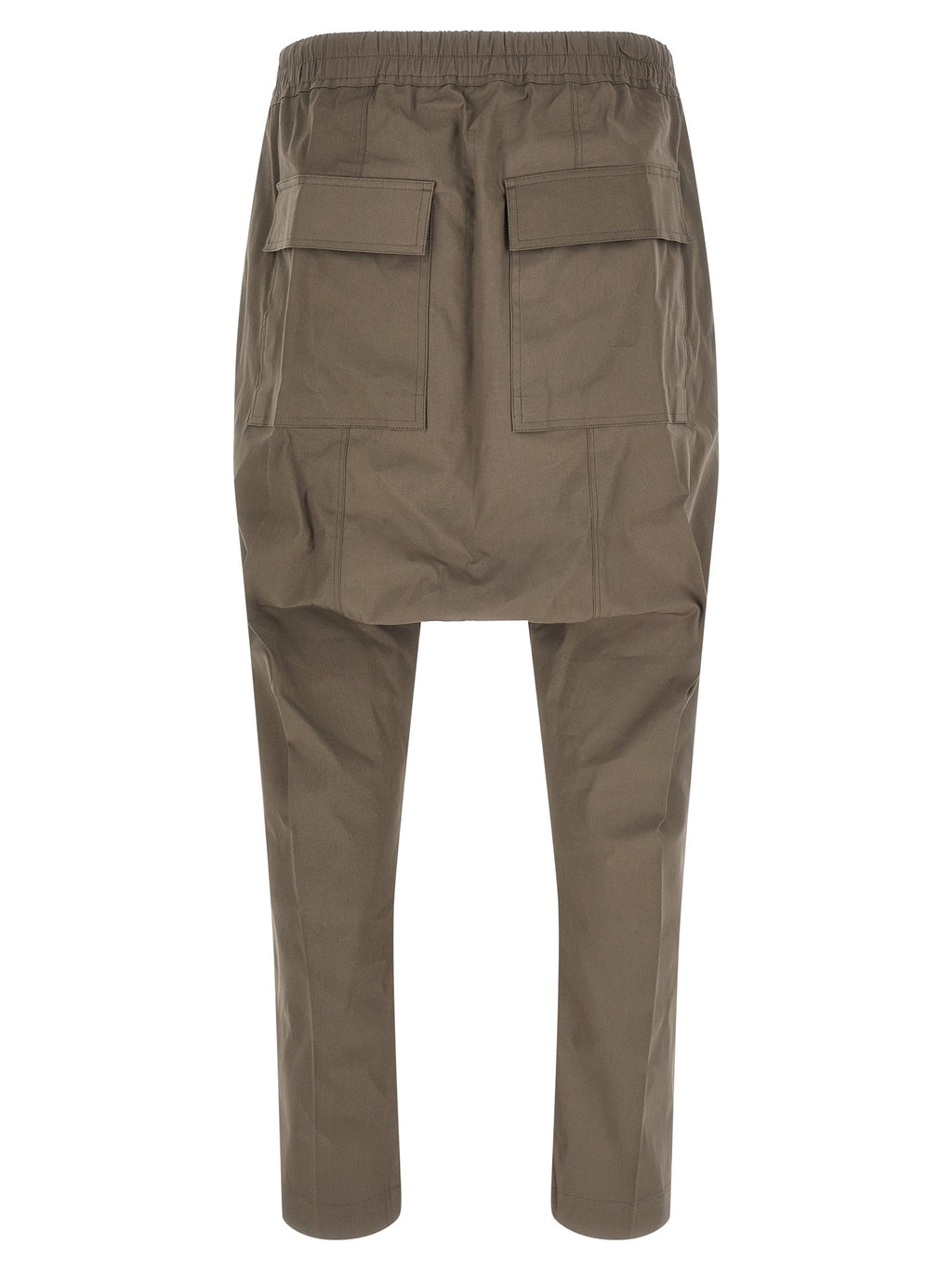 Rick Owens Gray Cotton Casual Pants Rick Owens