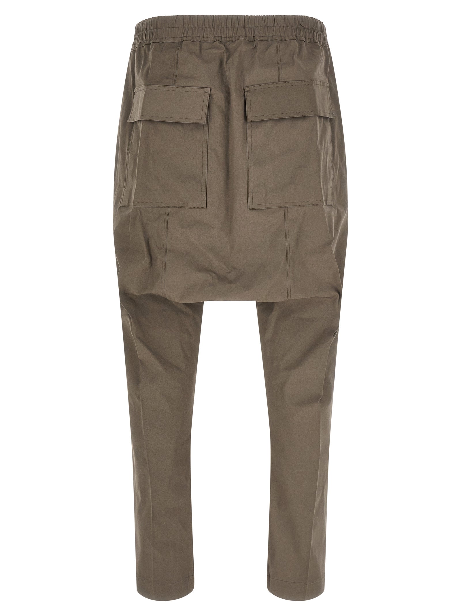 Rick Owens Gray Cotton Casual Pants Rick Owens