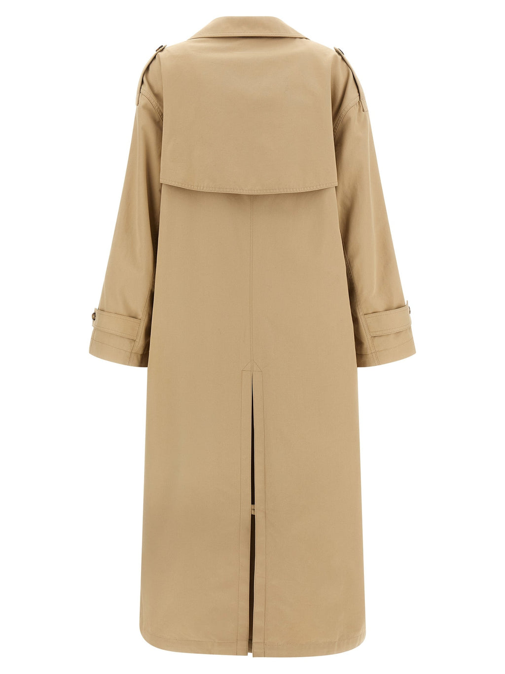 MM6 Maison Margiela Beige Cotton Coat