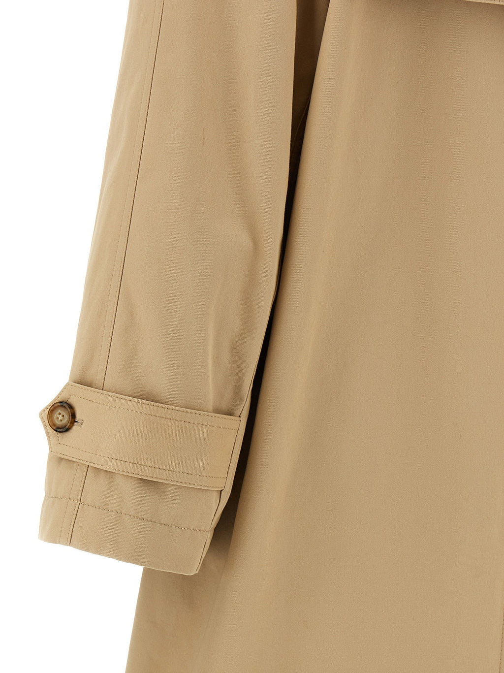 MM6 Maison Margiela Beige Cotton Coat