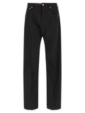 Rick Owens Black Wool Jeans Denim