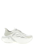 Fendi Gray Calfskin Athletic Sneakers