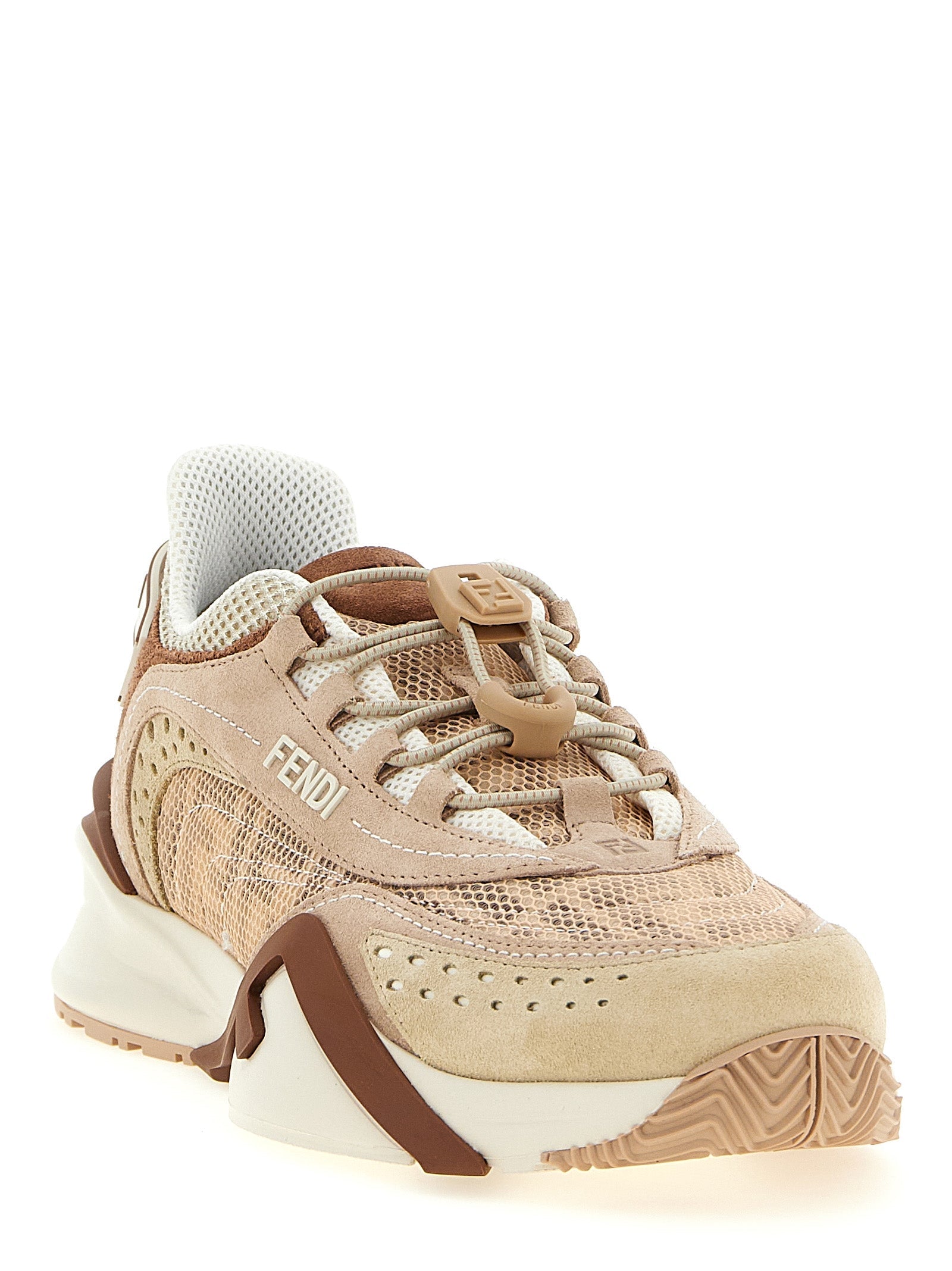 Fendi Multicolor Polyamide Athletic Sneakers