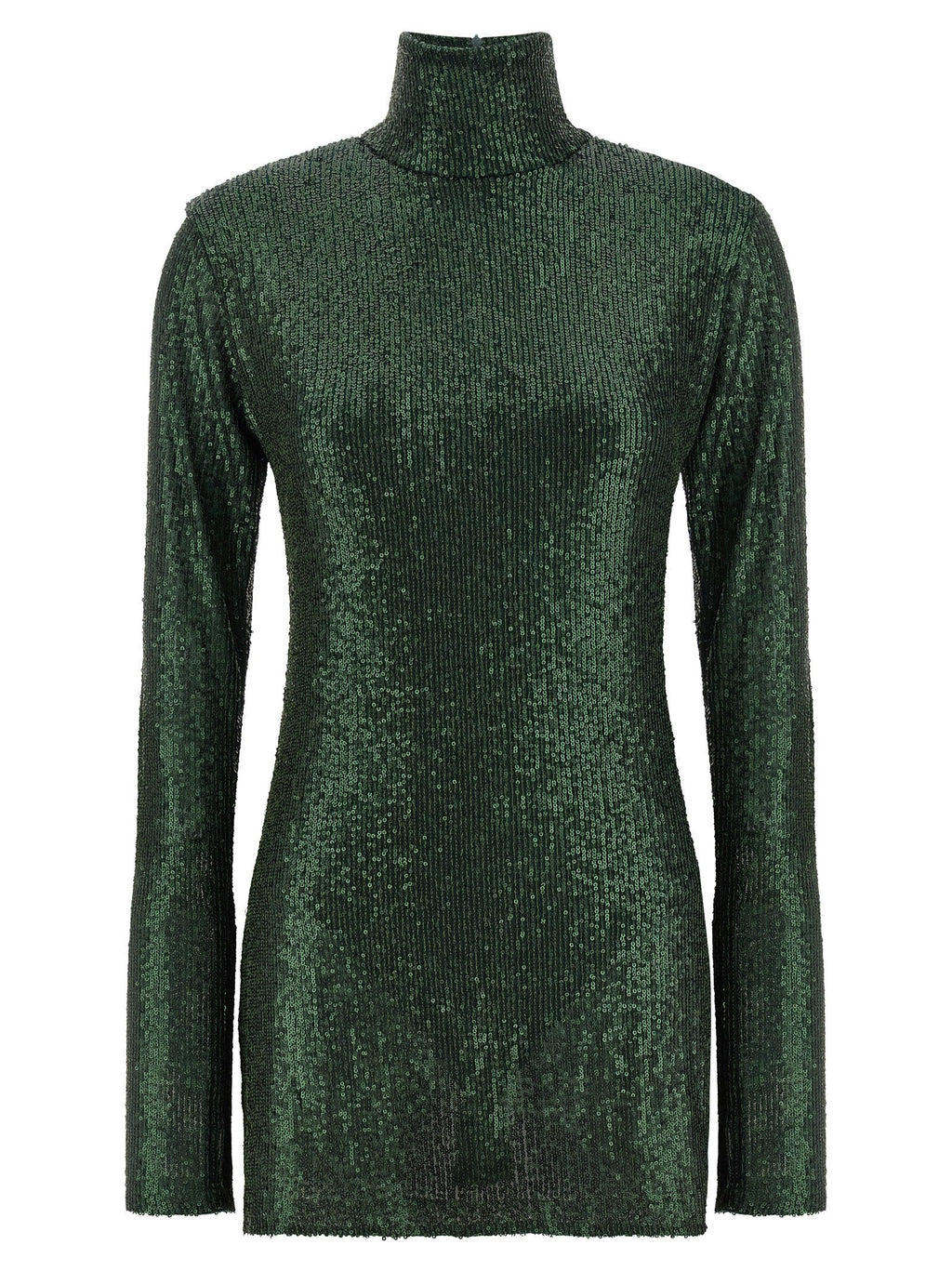 Norma Kamali Bicolor Polyester Short Dress