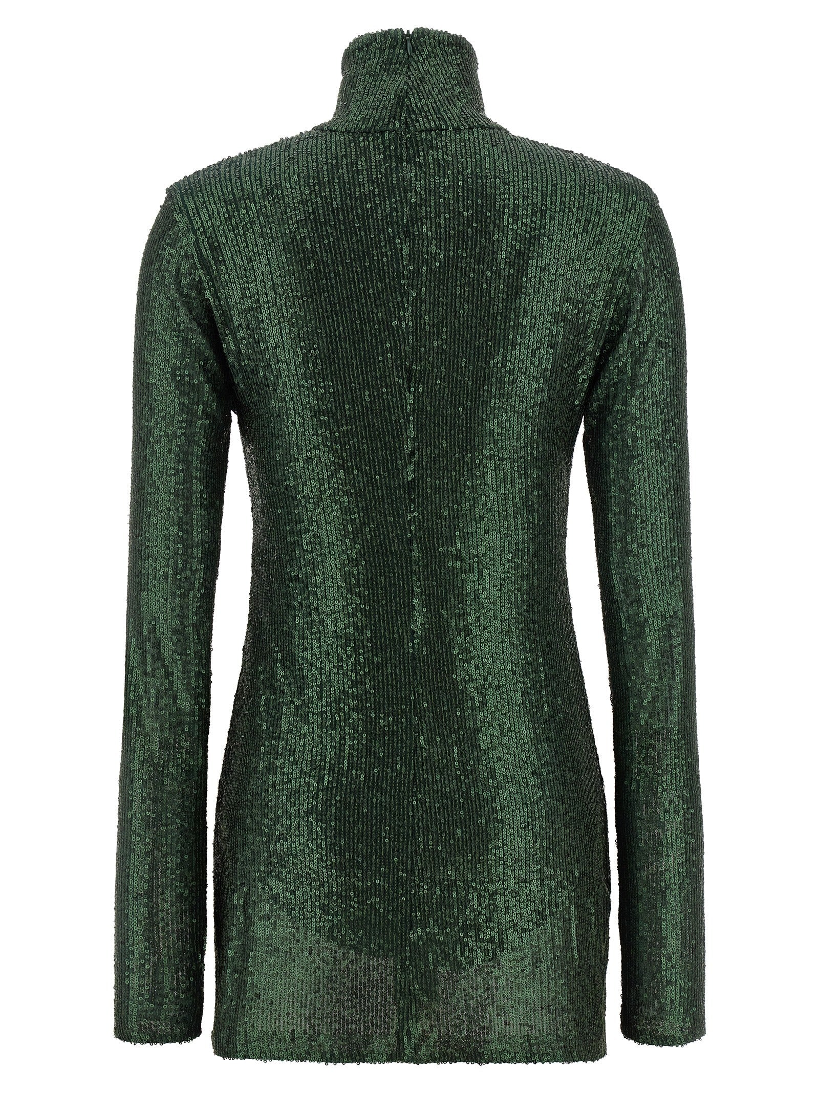 Norma Kamali Bicolor Polyester Short Dress