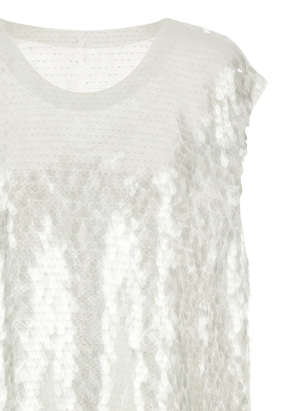 Norma Kamali White Polyamide Tank Tops