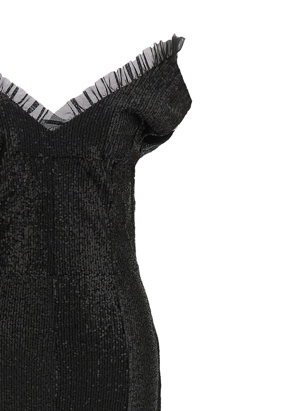 Norma Kamali Black Polyester Long Dress