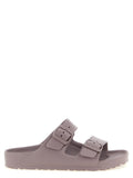 Birkenstock Purple Synthetic Flat Sandals