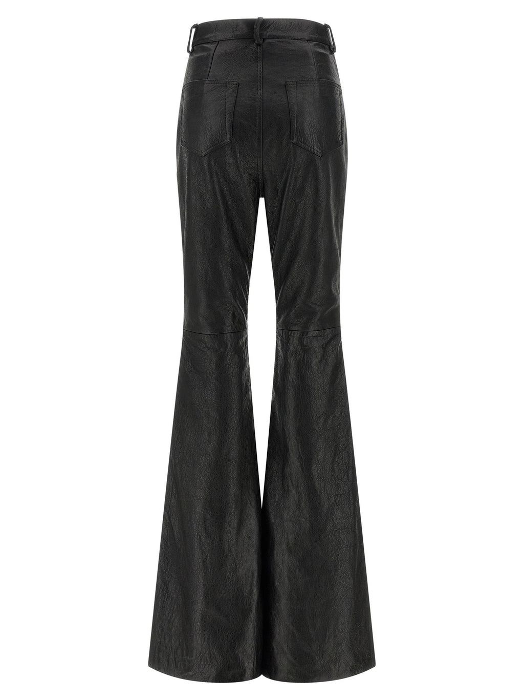 Rick Owens Black Lamb Leather Pants