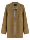 MAISON JEJIA Beige Cotton Blazer