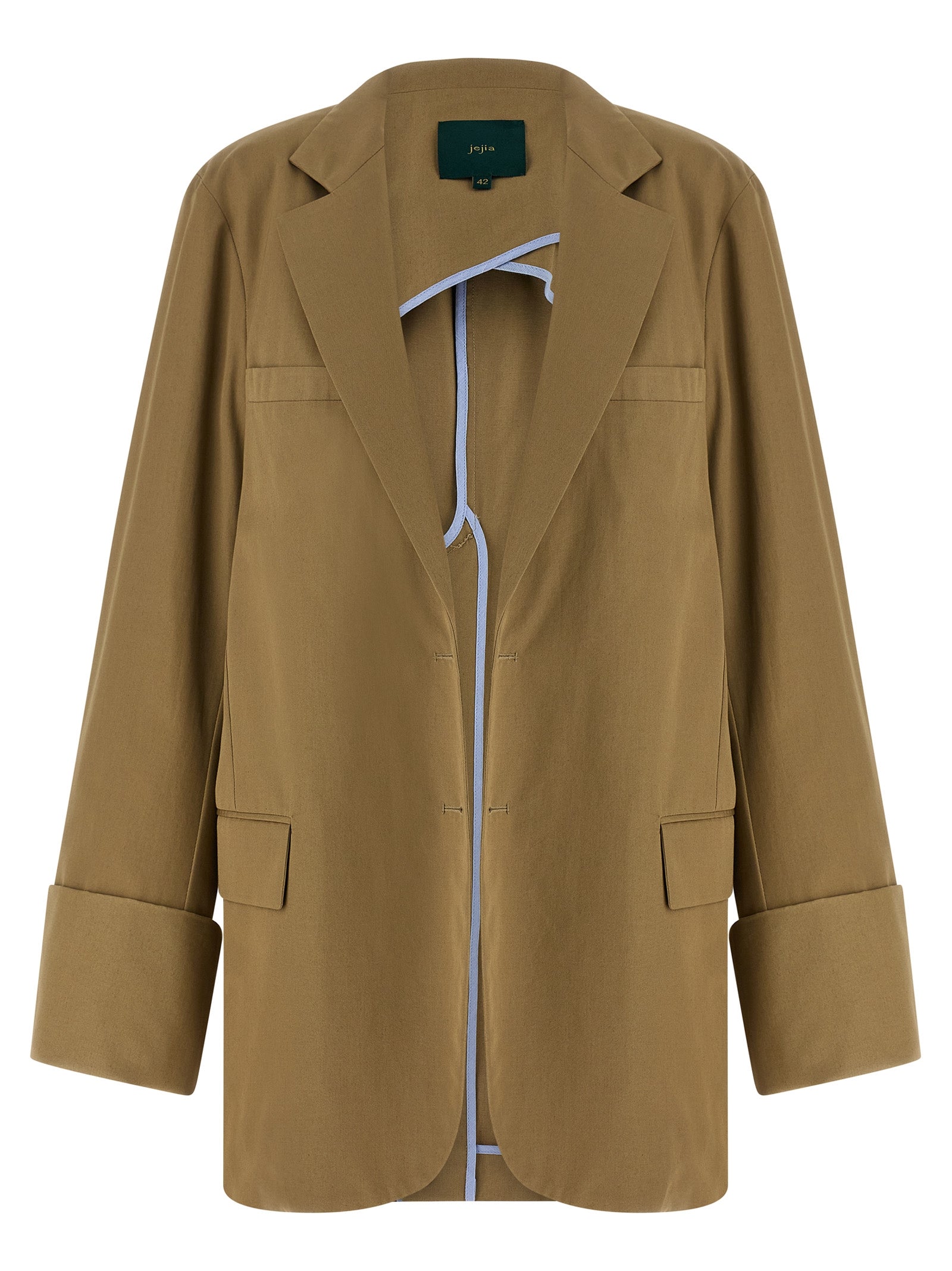 MAISON JEJIA Beige Cotton Blazer