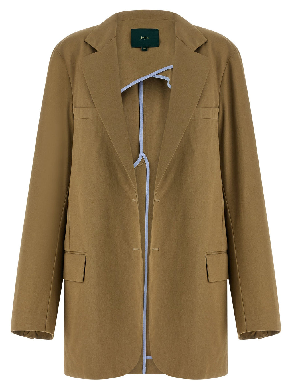 MAISON JEJIA Beige Cotton Blazer