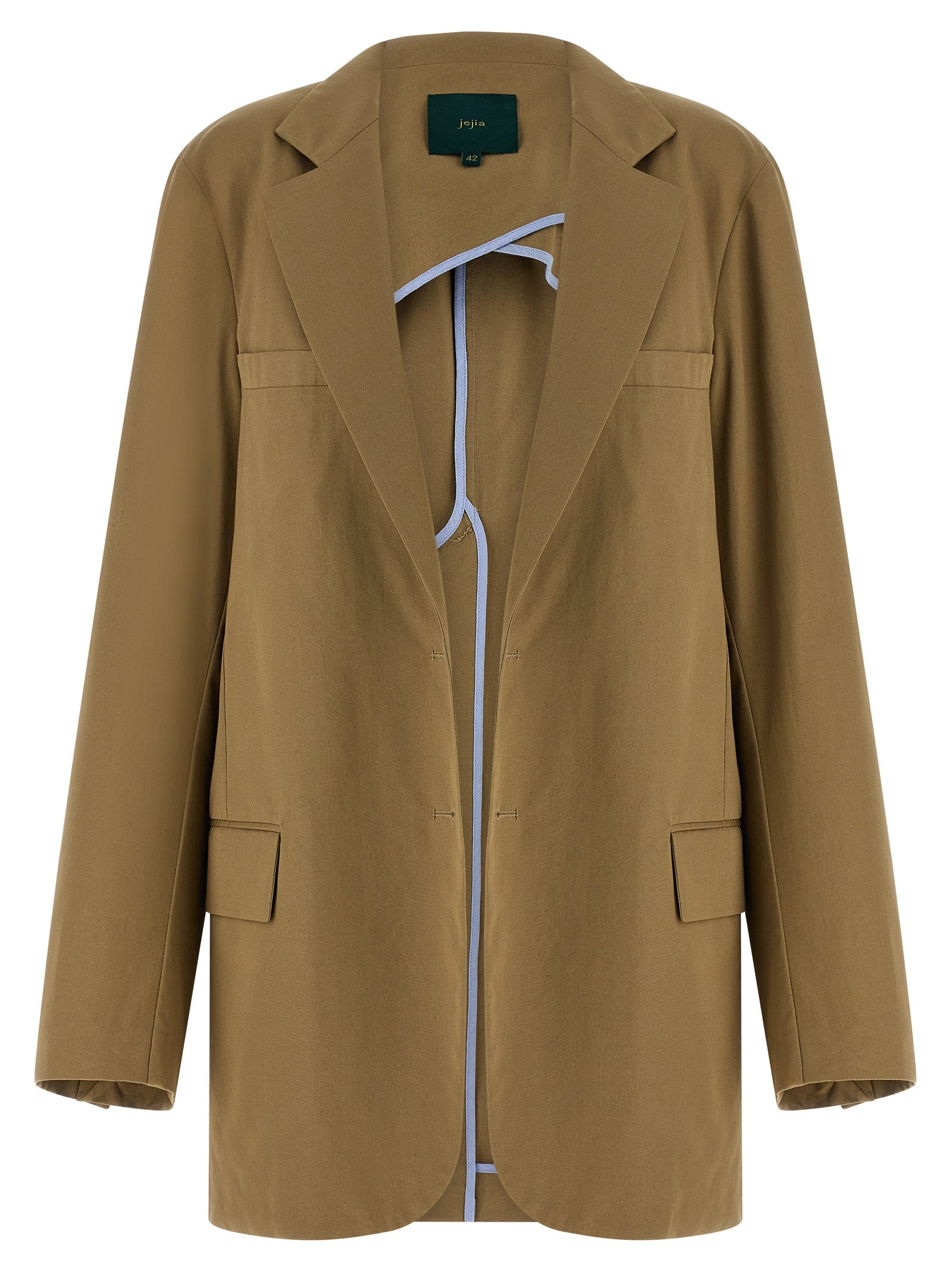 MAISON JEJIA Beige Cotton Blazer