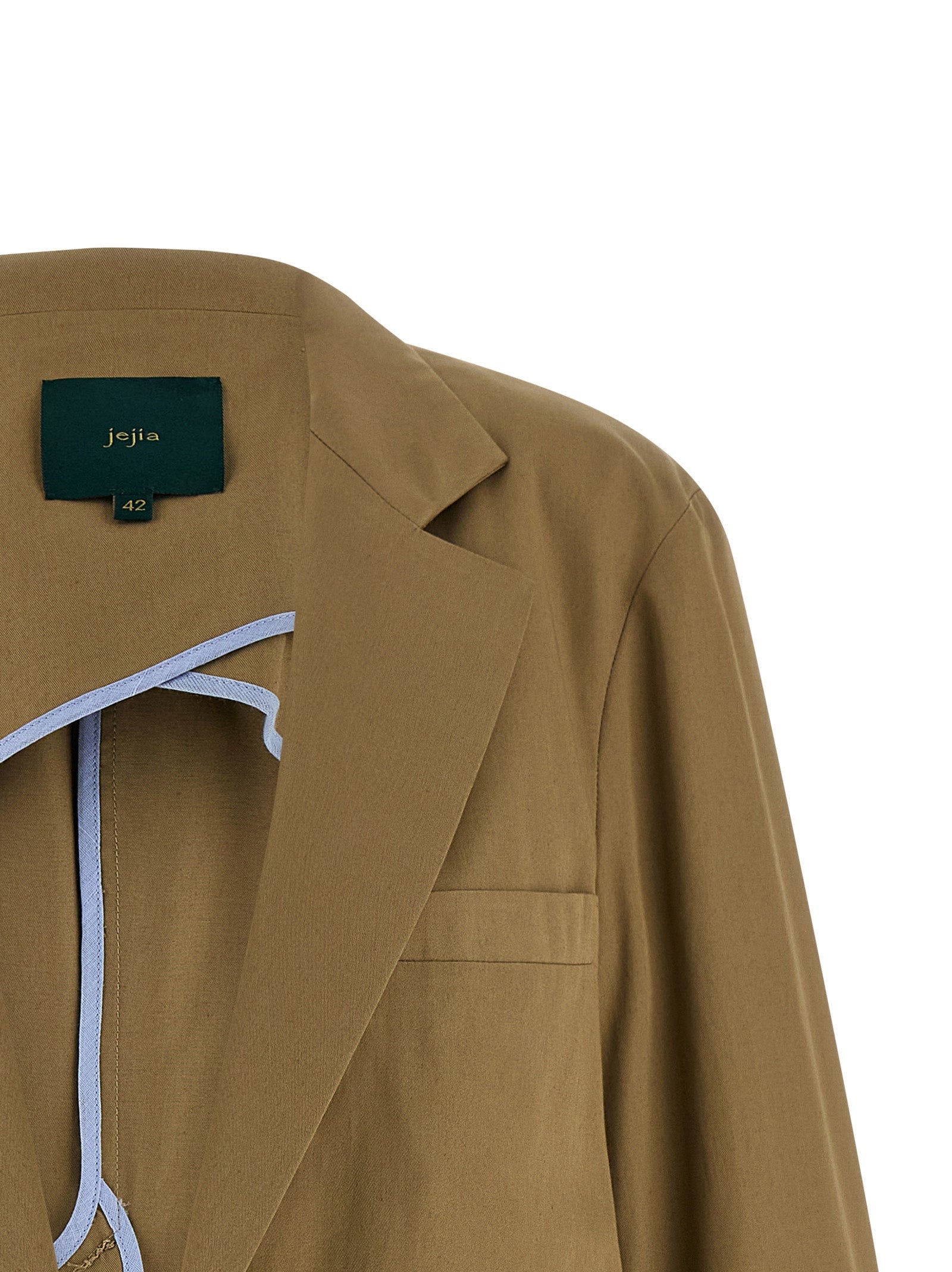 MAISON JEJIA Beige Cotton Blazer