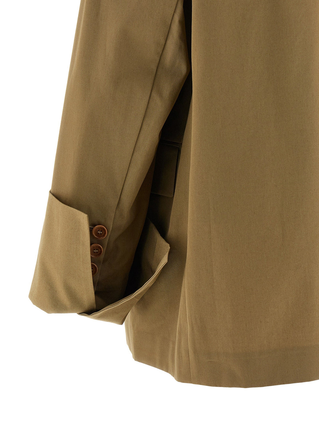 MAISON JEJIA Beige Cotton Blazer