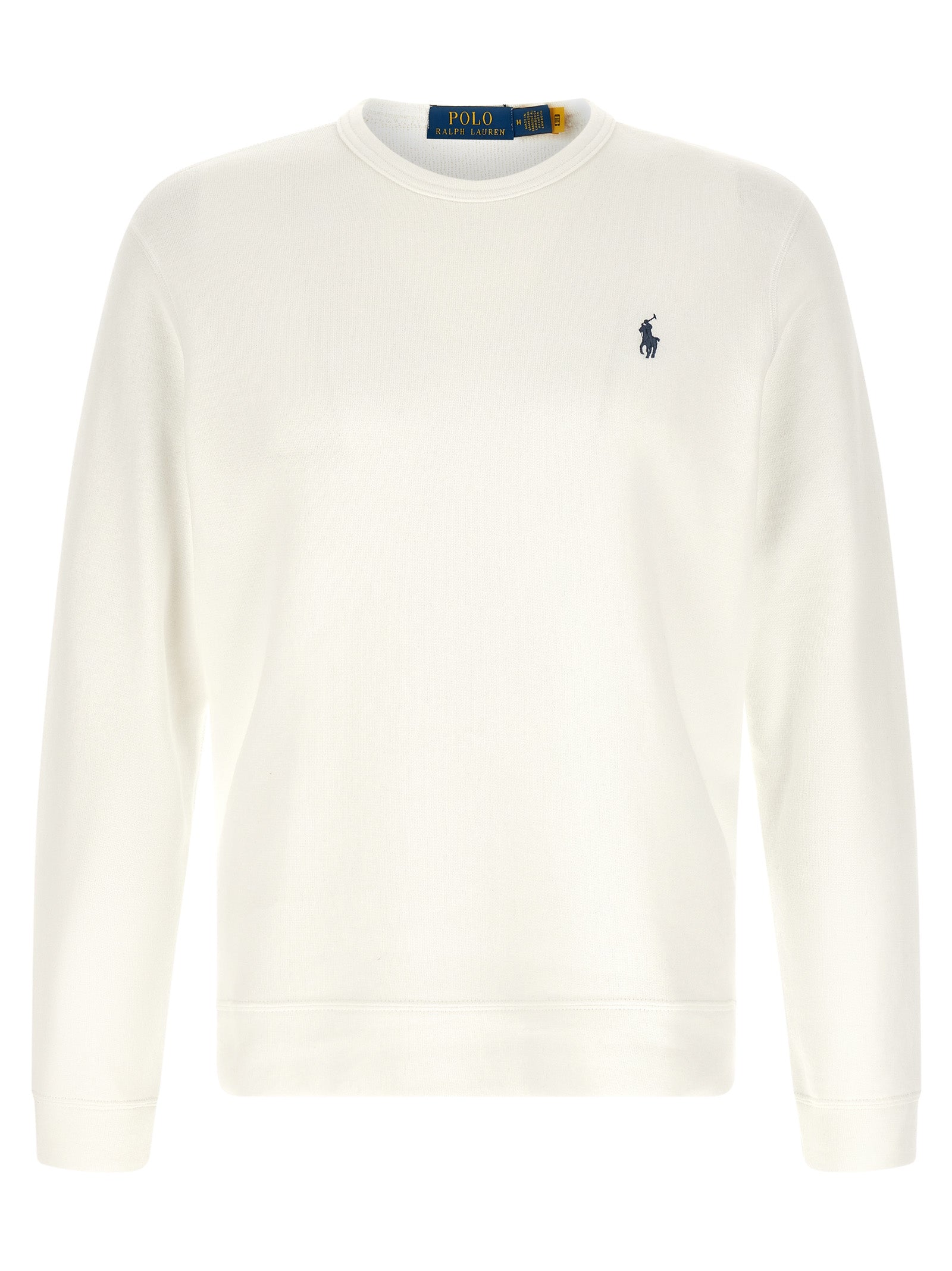 Polo Ralph Lauren White Cotton Sweatshirt