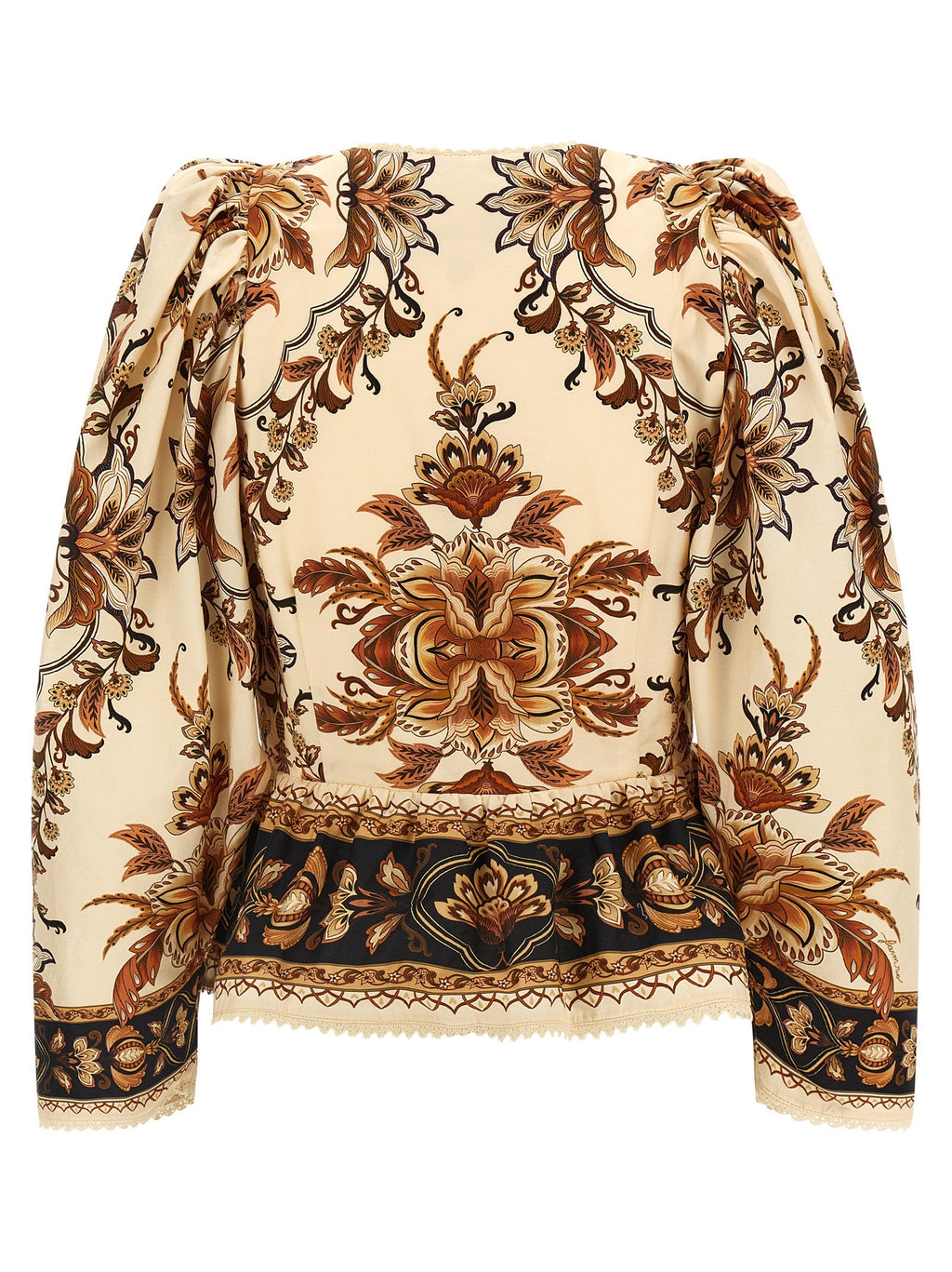 FARM RIO Beige Cotton Blouse