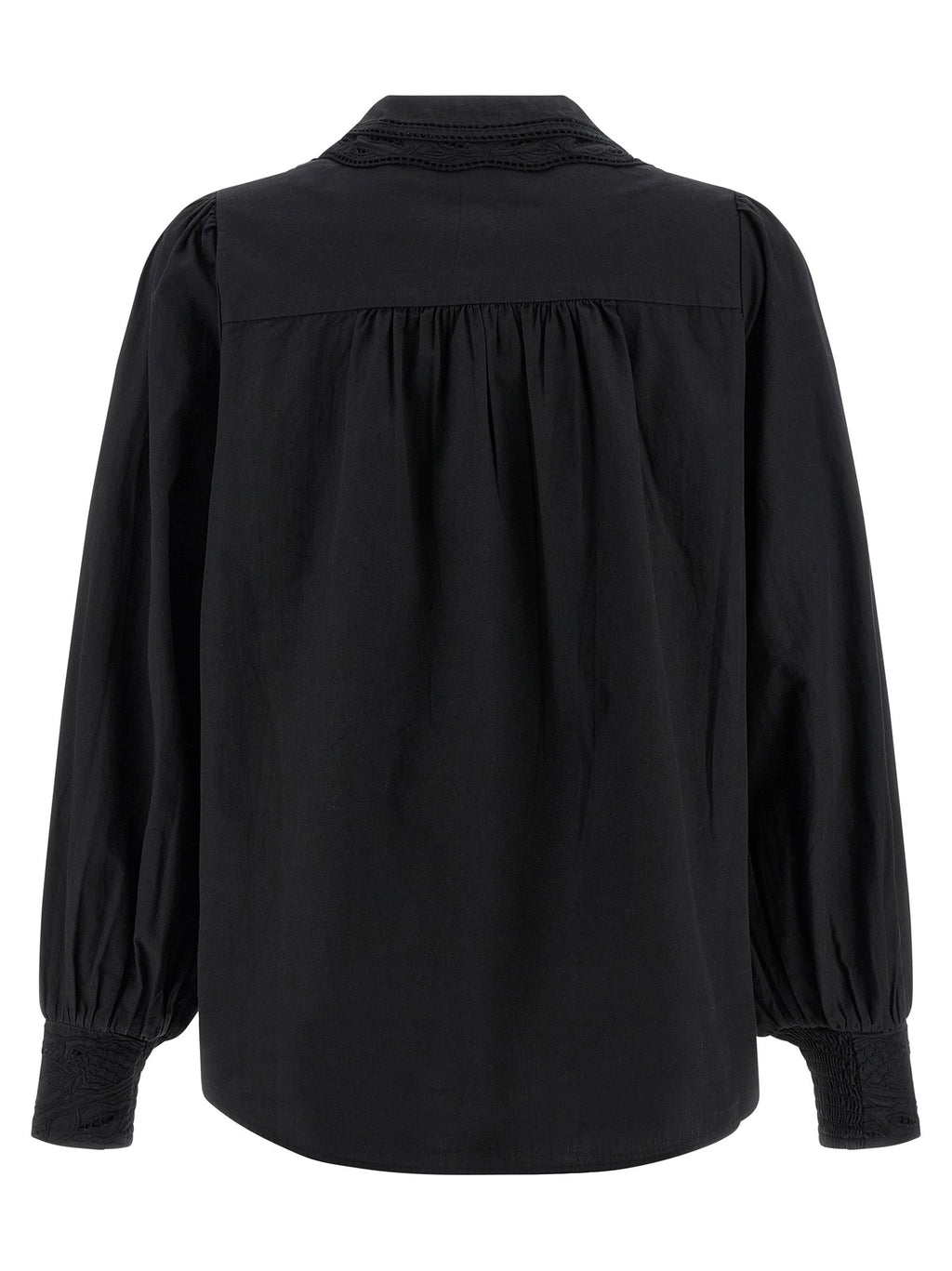 FARM RIO Black Cotton Blouse