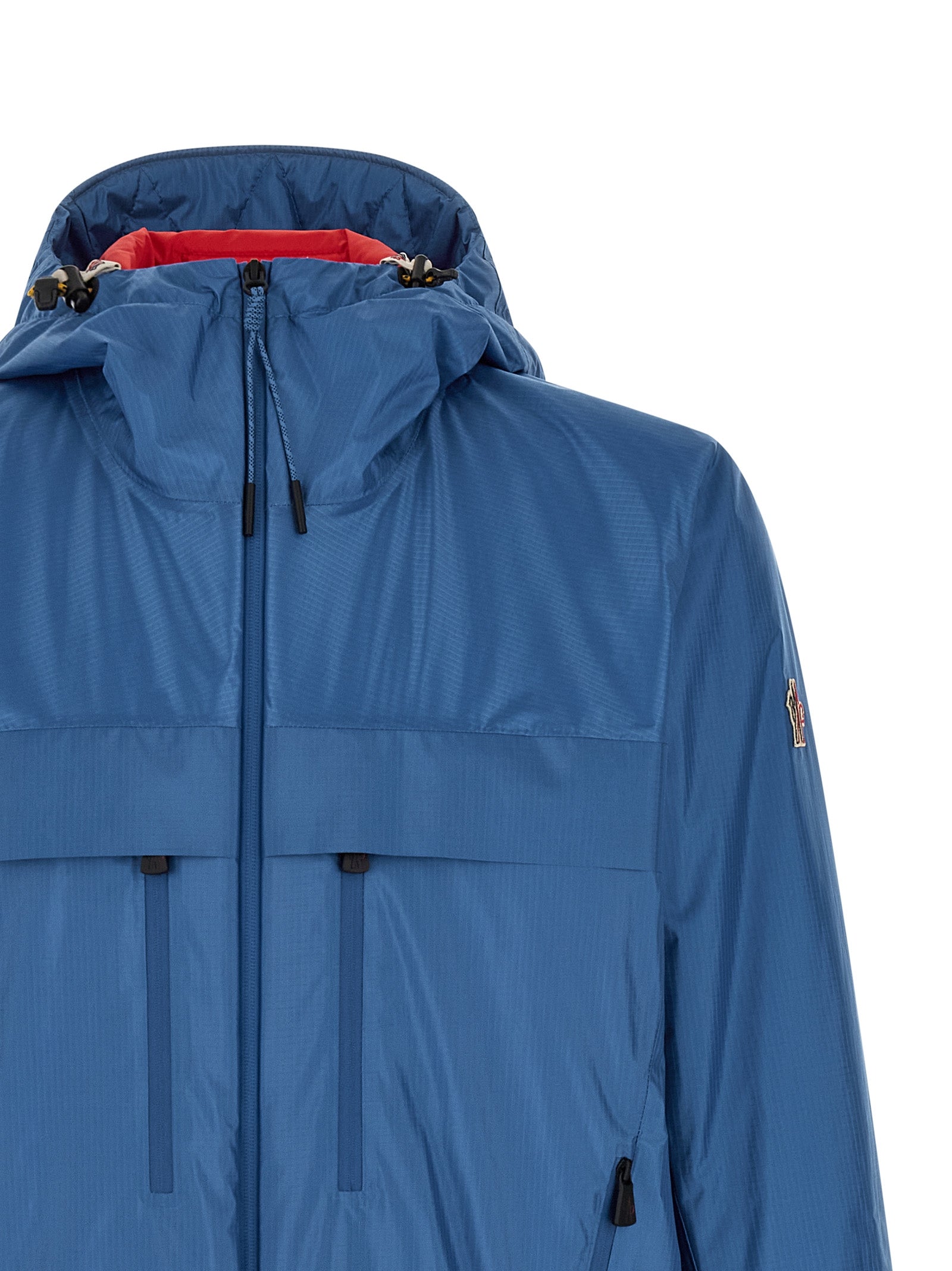 Moncler Grenoble Blue Polyamide Shell Jacket