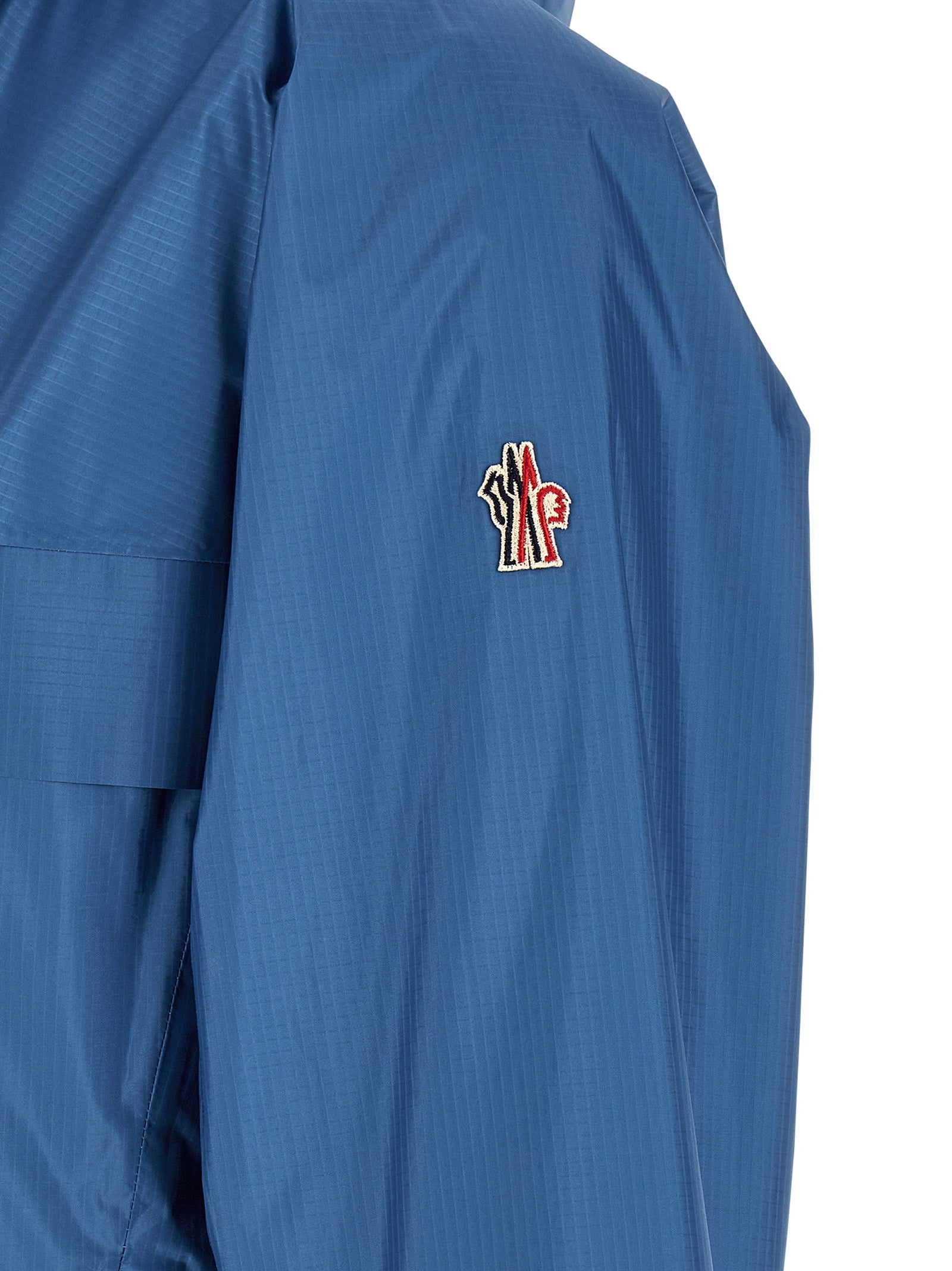 Moncler Grenoble Blue Polyamide Shell Jacket