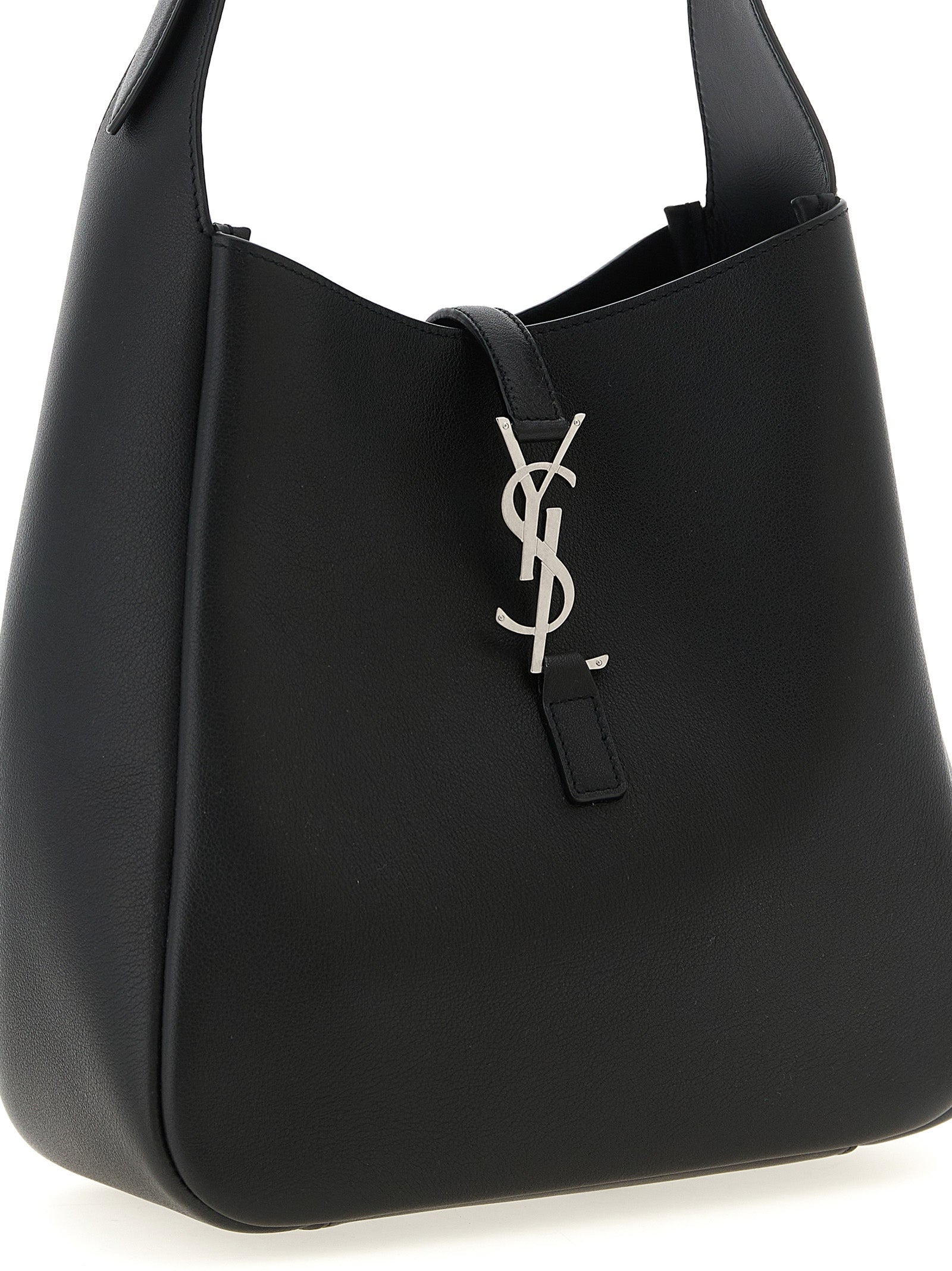 Saint Laurent Black Calfskin Shoulder Bag