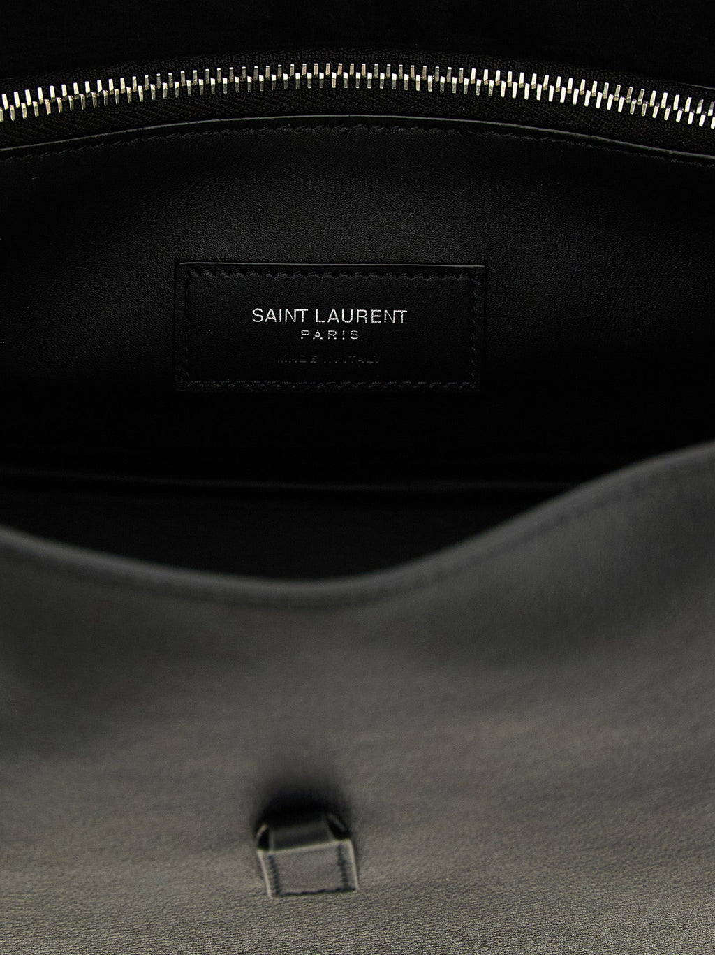 Saint Laurent Black Calfskin Shoulder Bag