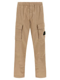 Stone Island Beige Cotton Cargo Pants