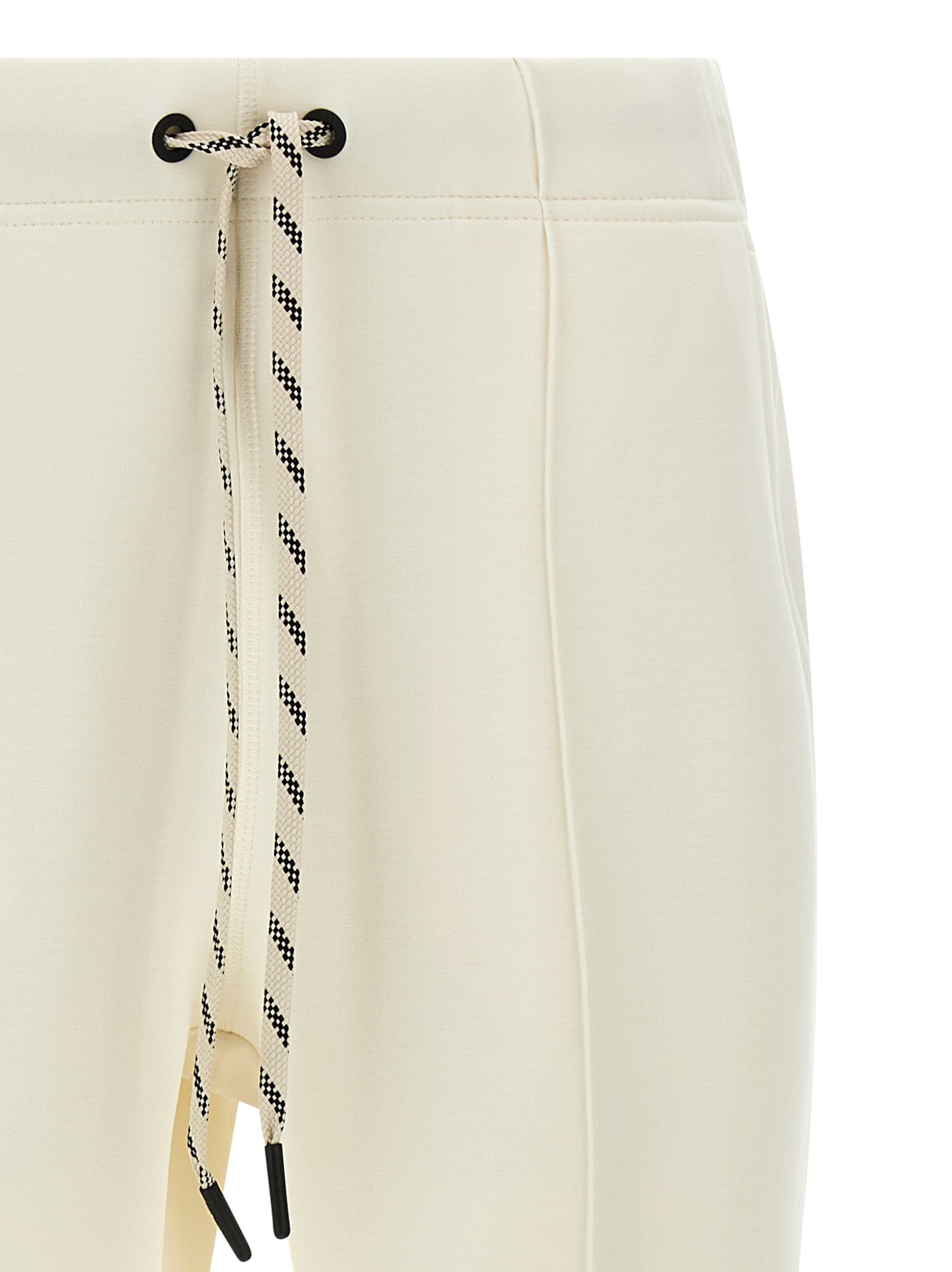 Moncler Grenoble White Polyester Joggers (Workout Pants)