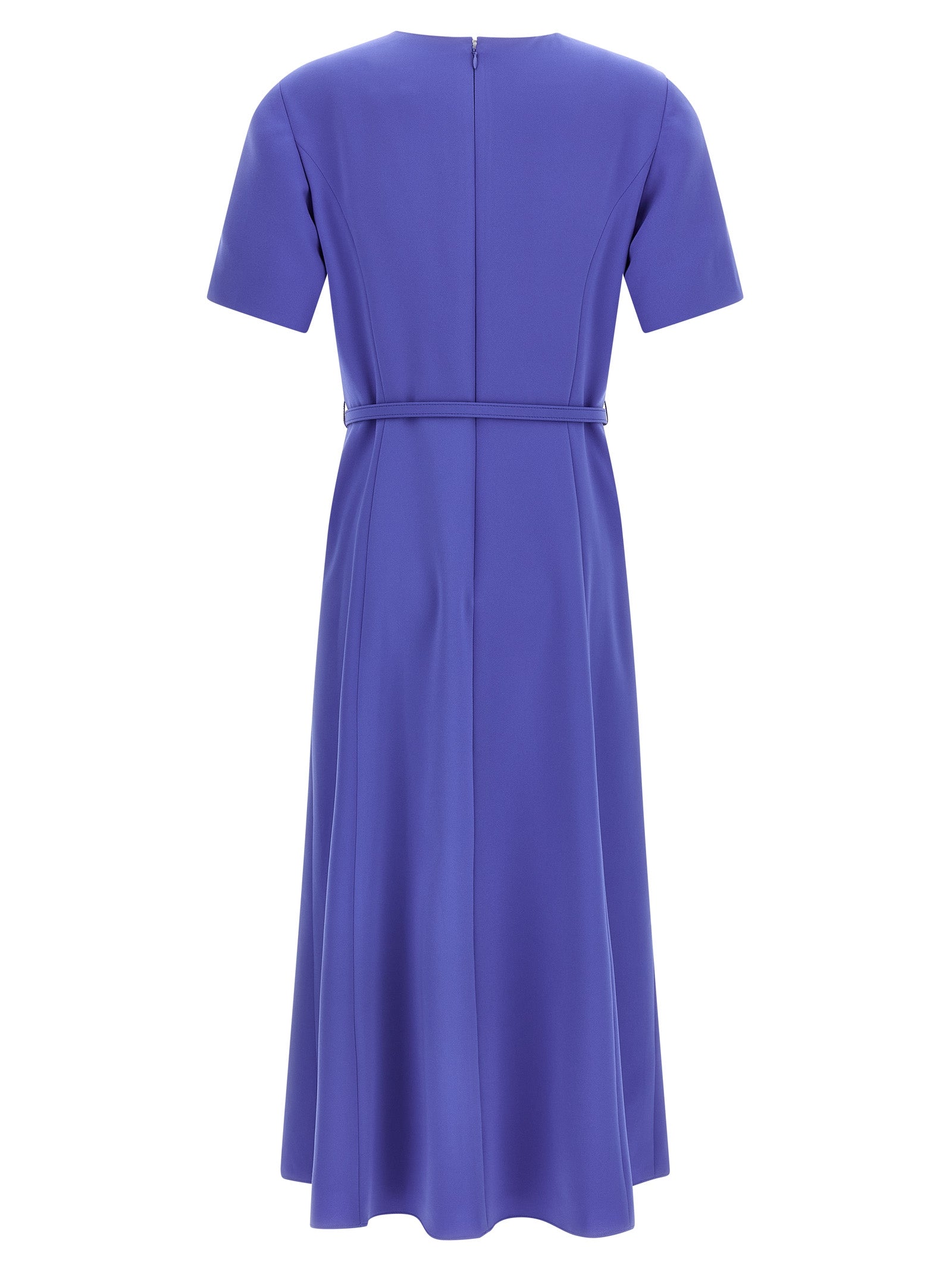 Carolina Herrera Blue Polyester Midi Dress