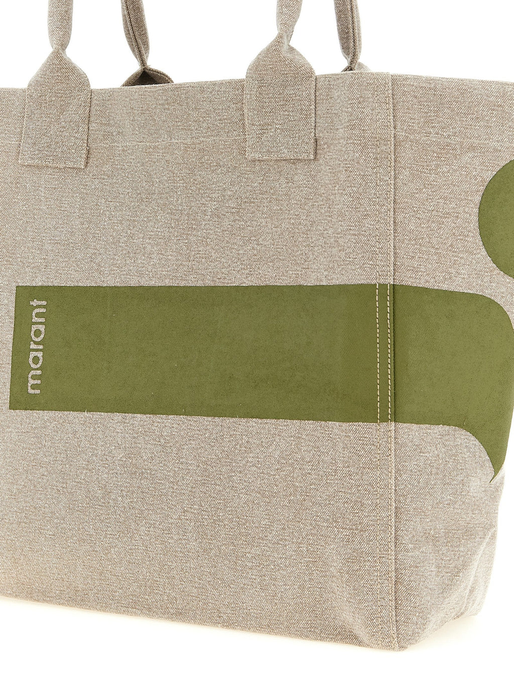 Isabel Marant Bicolor Cotton Tote Bag