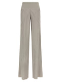 Rick Owens Gray Acetate Flared Pants