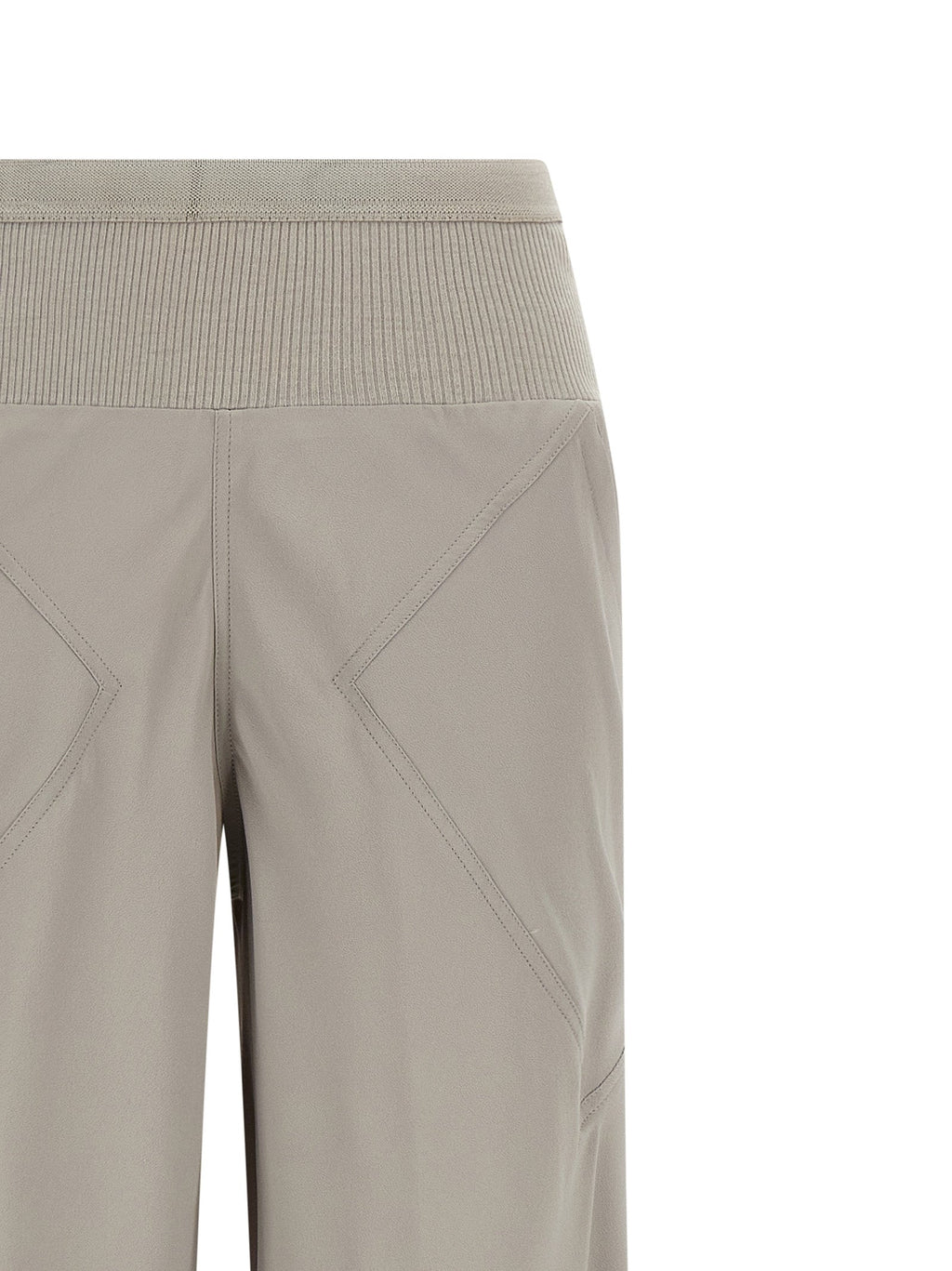 Rick Owens Gray Acetate Flared Pants