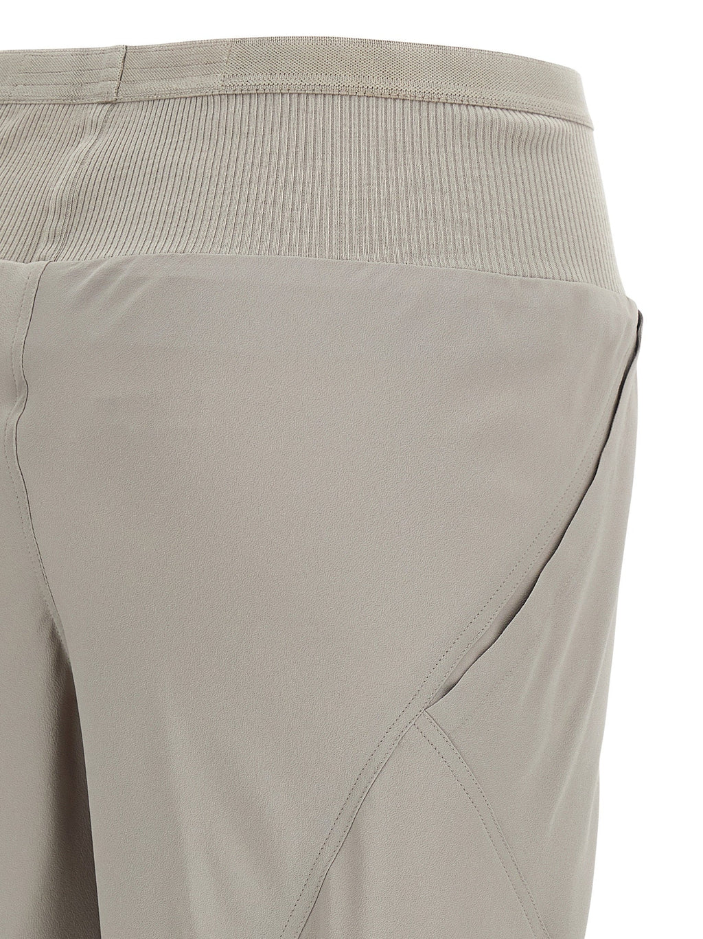 Rick Owens Gray Acetate Flared Pants