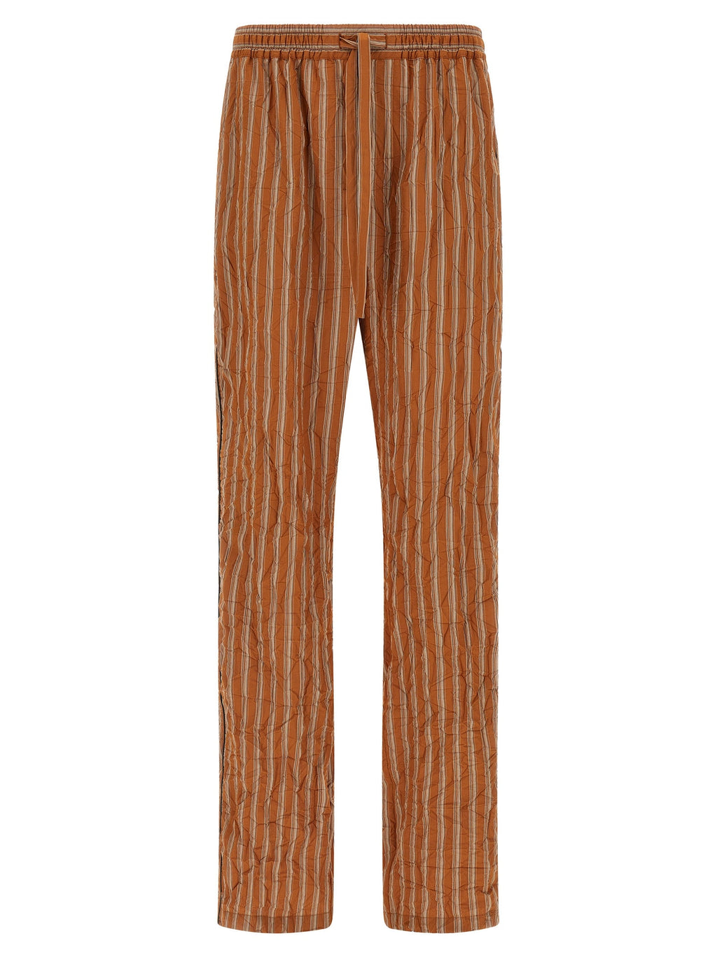 Dolce & Gabbana Brown Viscose Casual Pants