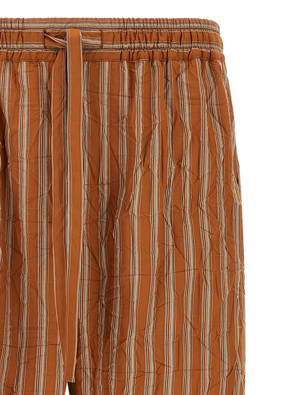 Dolce & Gabbana Brown Viscose Casual Pants