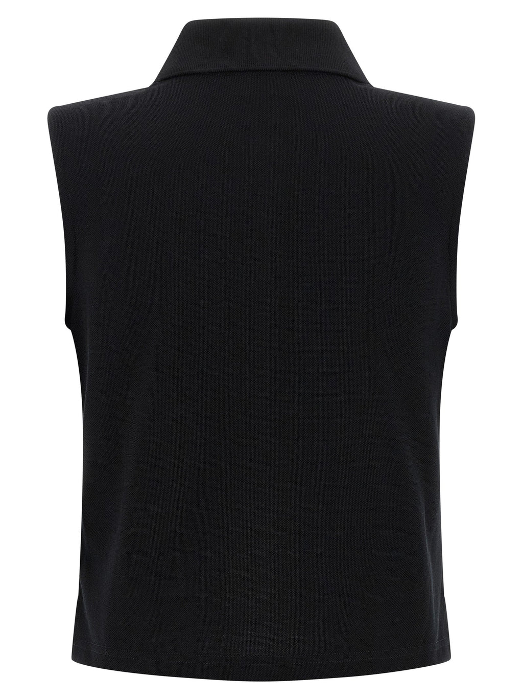 Saint Laurent Black Cotton Polo Shirt